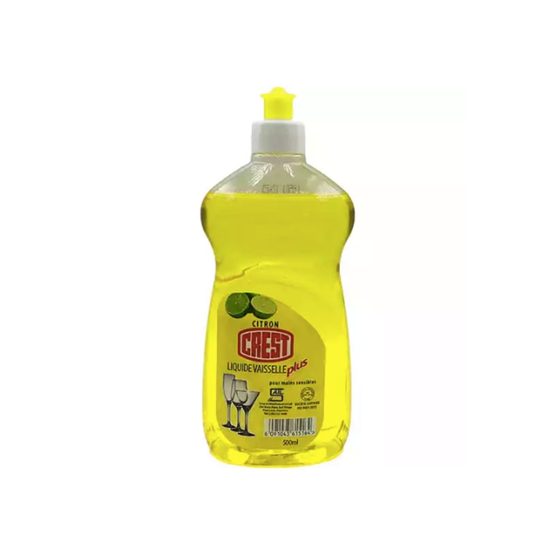 LIQUIDE VAISSELLE CREST 500ML CITRON