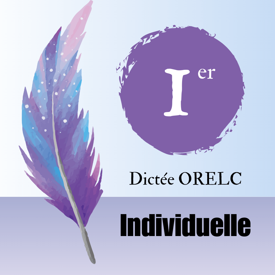 Dictée ORELC tarif individuel