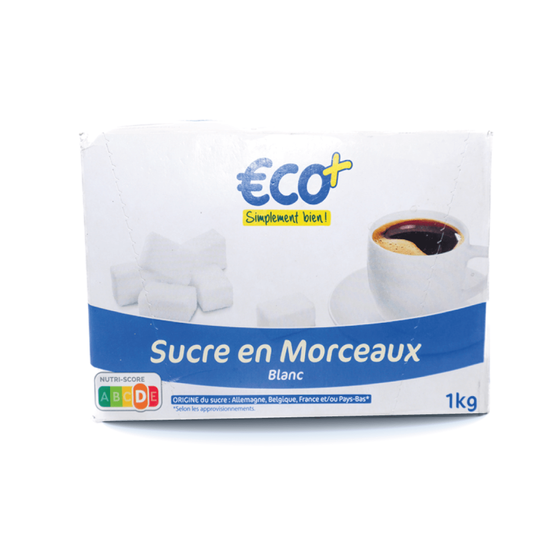 SUCRE EN MORCEAUX BLANC 1KG