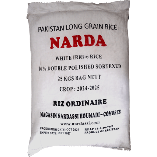 RIZ ORDINAIRE NARDA 25KG