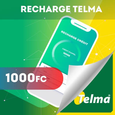 Recharge crédit Telma 1000Fc
