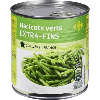 CARREFOUR HARICOTS VERT EXTRA-FINS 110G