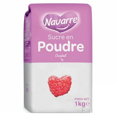 Navarre sucre en poudre 1kg  Comores En Ligne - Comores - Achat