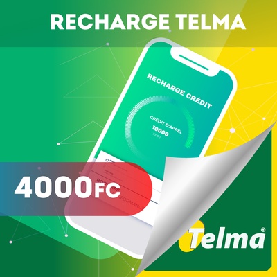 Recharge crédit Telma 4000Fc