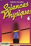 sciences physiques 6ème