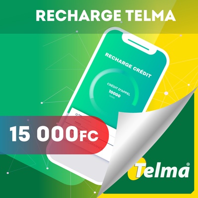 Recharge  crédit Telma 15 000Fc